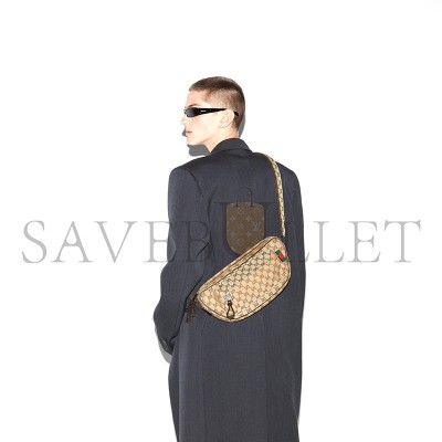 GUCCI GG CANVAS LARGE SLINGBAG 802096 (34*15*10cm)